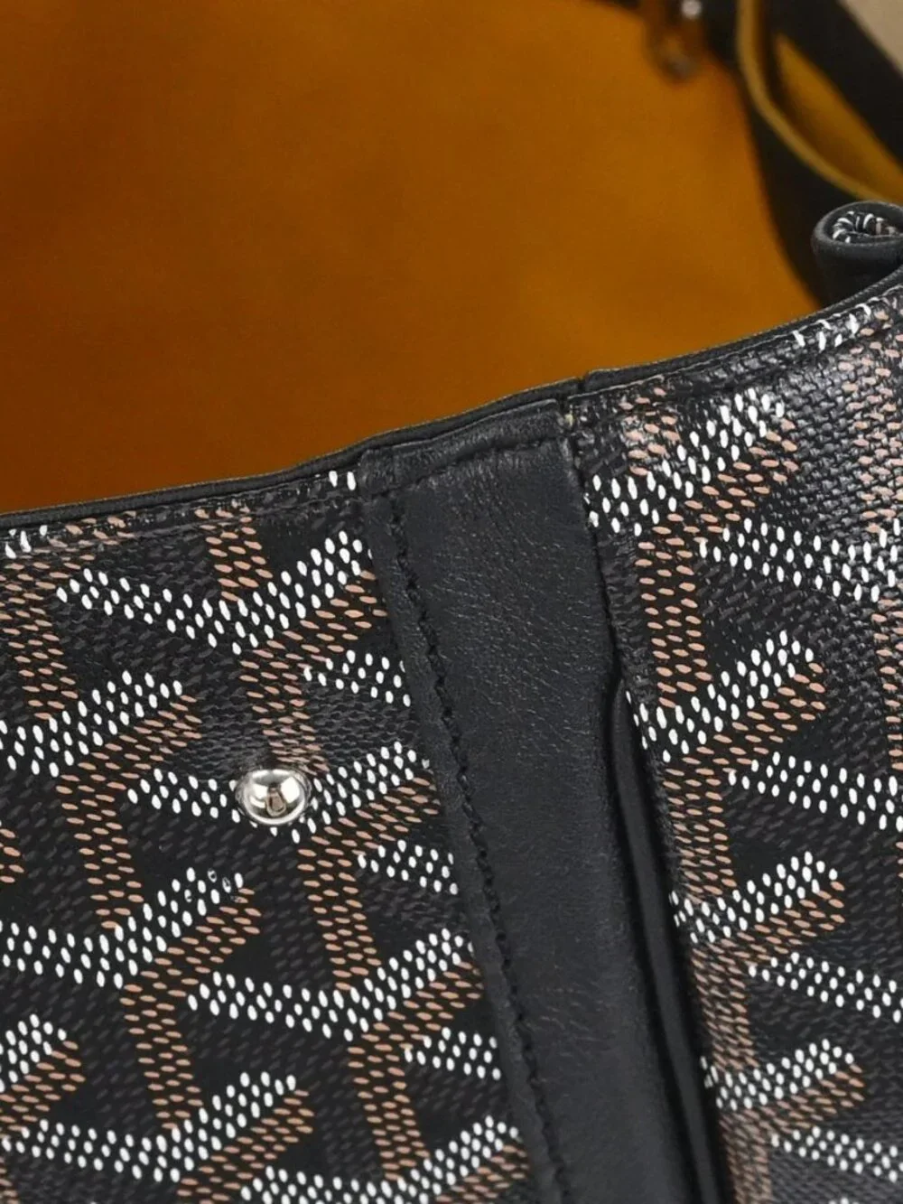 Goyard Black Sac Voltaire 2way Tote Handbag AAS020146 197983